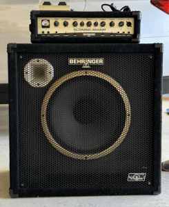 450W Behringer Bass Amp & 15” Cabinet