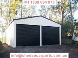 DOUBLE GARAGE   6X6X2.4 COLORBOND SHED, GOLD COAST Broadbeach Waters Gold Coast City Preview