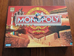 Monopoly China Edition Board Game Collectors Edition 2001 Hong Kong

