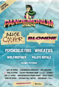4 tickets for Pandemonium Rocks Festival this Saturday 20th April