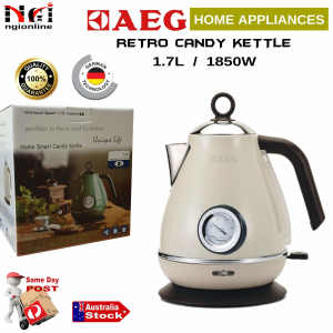 AEG 1.7 L 1850W ELECTRIC STAINLESS STEEL KETTLE CLASSIC TEAPOT