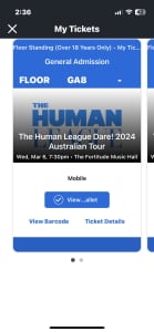 Human League tickets