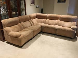 modular vintage 5 piece sofa