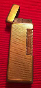 DUNHILL 1960 to 1970 GOLD PLATE ROLLAGAS - NEEDS SERVICE