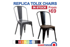 Stackable Replica Tolix Chair - 11 colours