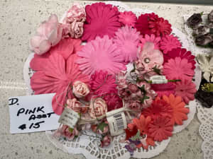 Scrapbook Destash - Huge assortment of flowers to choose from