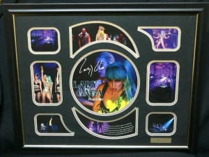Lady GaGa Signed Limited Edition Memorabilia Framed