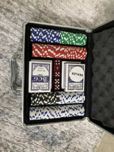 4 piece poker items. All brand new.