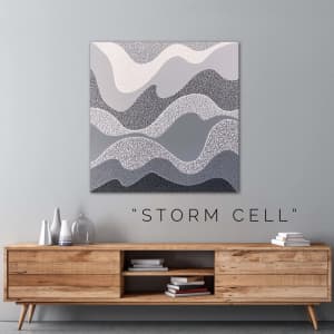 Artwork – “ STORM CELL “ – Hand Painted by Artist Nikki Silk - READ AD