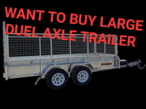 LARGE DUEL AXEL TRAILER