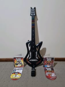 Guitar Hero Warriors Of Rock Guitar No Dongle With 2 Games PS3