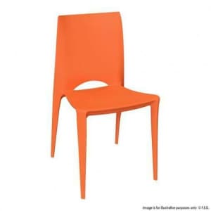 142-App-O Beach-Side Polypropylene Chair (Orange)(Item code: 177887)