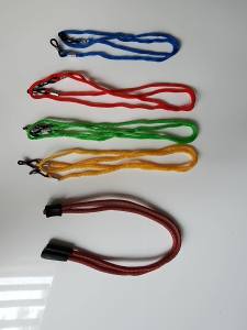 Eyeglasses straps, assorted types and colors