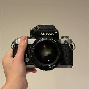 Nikon F2 with 55mm 1.2f lens and 16mm fish eye lens