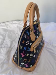 What Goes Around Comes Around Louis Vuitton Black Vernis Alma Bb