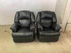 Electric recliner lift leather chairs