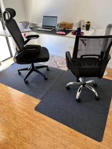Office Chair Mat Carpet for Hard Floor, Computer Desk and Gaming Rolli