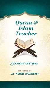 QURAN AND ISLAMIC TEACHER