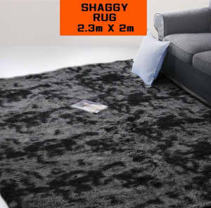 Floor Rug 2.3m x 2m Shaggy Rugs Soft Large Carpet Area Living Bed WA