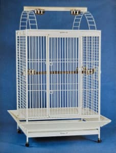 Playtop Large Bird Cage Egg shell white 864