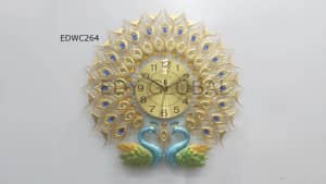 Fashionable Peacock Wall Clock EDWC264