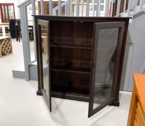 DU42 - Australian Made PINE Antique Design 2xDoors Cabinet