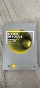 YR11 MATHS ADVANCED IN FOCUS + eBook