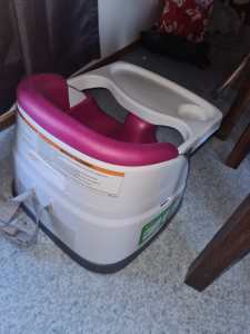 Baby pink booster seat ex condition 