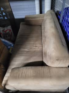 Old comfy couch - dog not included