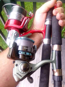2 fishing rod and reel $80