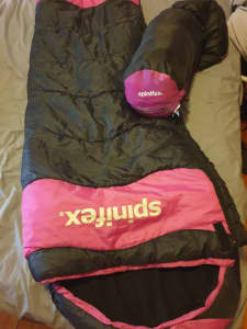 Spinifex Keith Pink hooded sleeping bag