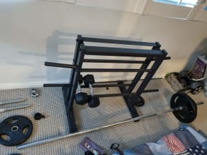 Weights, dumbbell. Barbell weight stand