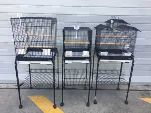BRAND NEW special Brand New Bird Cage and Trolley sets priced fr $70ea