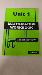 Mathematics Applications Year 11 J. Kulp Workbook 