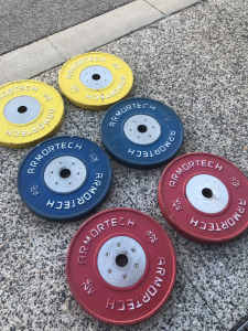 Olympic bumpers $3 kg weights gym equipment fitness