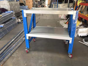 1m(H)x1.5mL Steel Garage Work Bench with Caster