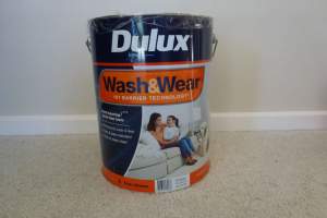 Paint House 8L Dulux Low Sheen Wash&Wear Interior Exterior