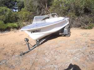 13 ft boat and trailer