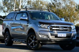 2016 Ford Ranger PX MkII XLT Double Cab Silver 6 Speed Sports Automatic Utility