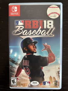 Nintendo switch RBI18 Baseball game RARE