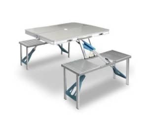Portable Folding Camping Table & Chair Set Aluminium