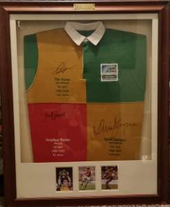 Rugby World Cup 2003 Framed playing shirt