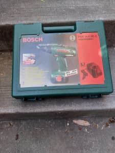 Bosch battery operated , impact, electronic drill, model PSR 14.4VE-2