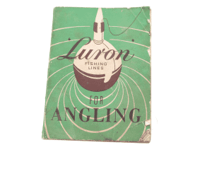 Luron Fishing Lines For Angling Book Vintage No Holds