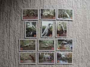 12 x themepark dinosaur postcard collection