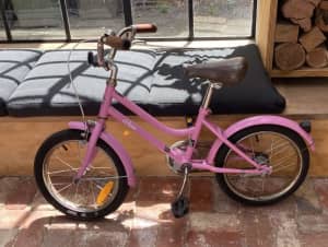 Pink 16” bike in good condition
