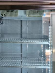 Commercial fridge freezer single glass door