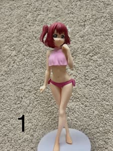 Anime figures (7 different types in the photos) prices negotiable