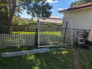 Temporary fence, fence panels, cat cage