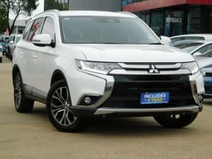 2017 Mitsubishi Outlander ZK MY17 LS Safety Pack (4x4) 5 Seats White Continuous Variable Wagon